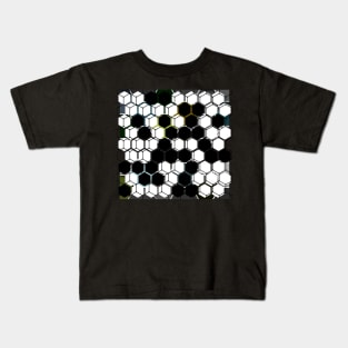 Abstract Black And White Kids T-Shirt